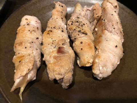 ミョウガの豚肉巻き！